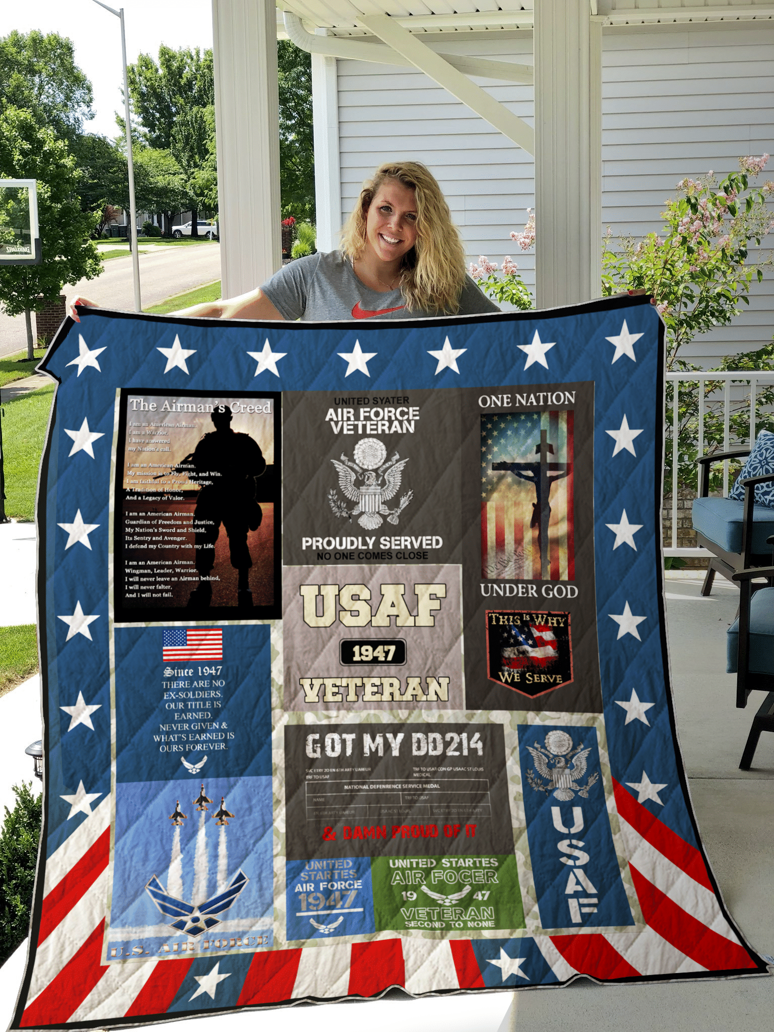 Us Air Force Proudly Served No One Comes Close Quilt Blanket Great Customized Blanket Gifts For Birthday Christmas Thanksgiving