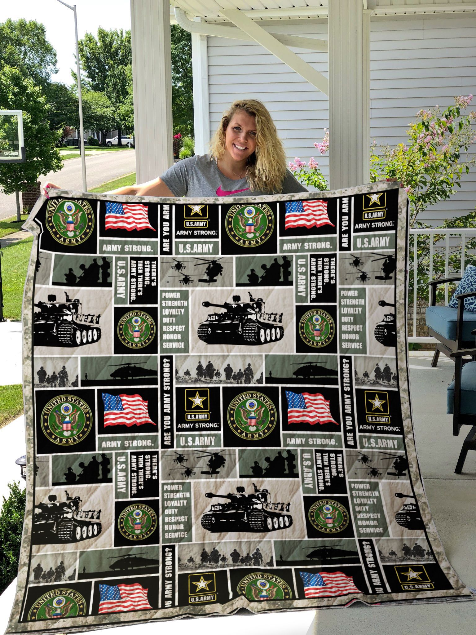 Us Army Strong Quilt Blanket Great Customized Blanket Gifts For Birthday Christmas Thanksgiving