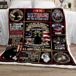 U.S. Army Women Veterans Ps102Am Sofa Blanket