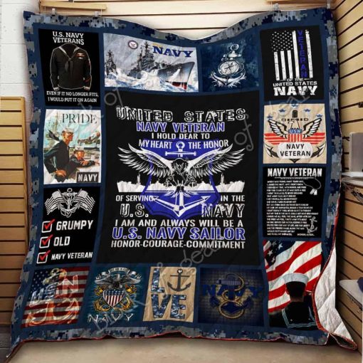 U.S. Navy Veteran Quilt Thh992