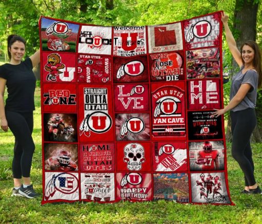 Utah Utes Uu Quilt Blanket