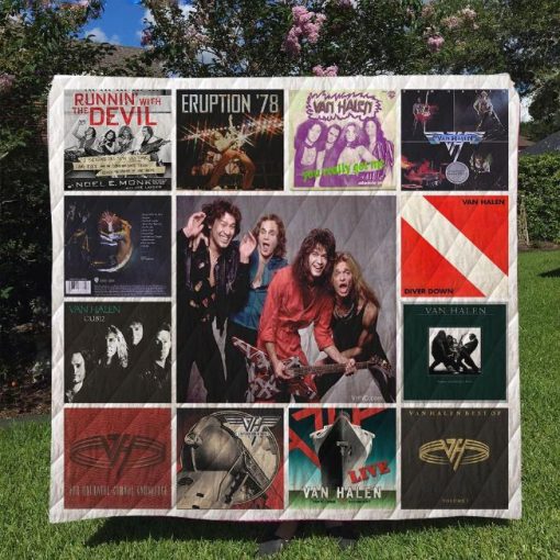 Van Halen Quilt Blanket For Fans
