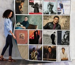 Vince Gill Albums Quilt Blanket