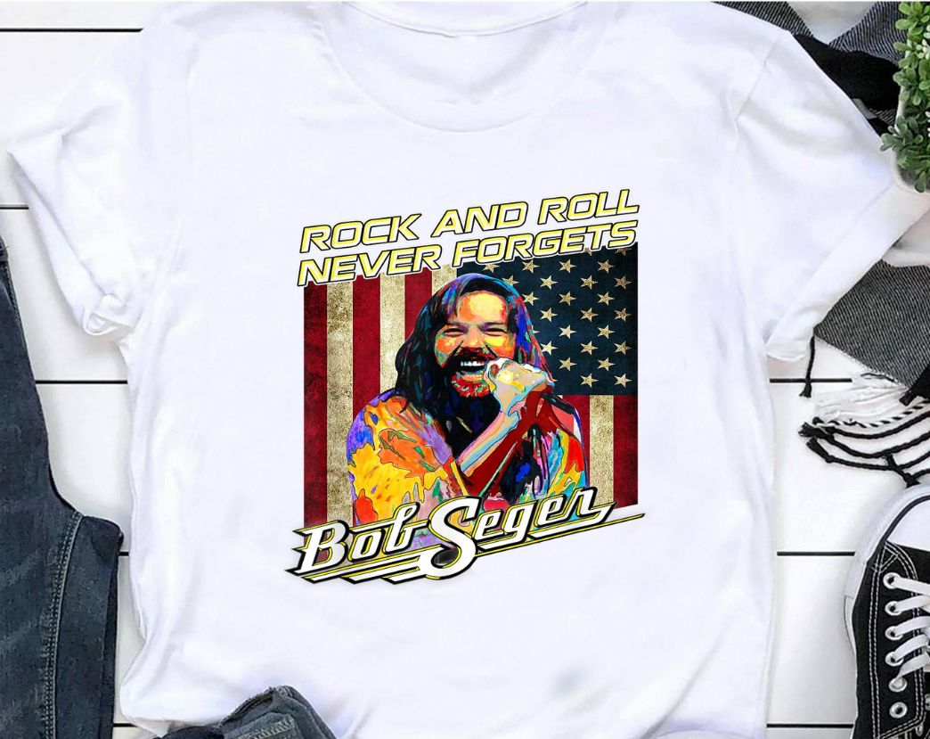 Vintage Bob Art Seger Vaporwave Classics Retro Flag American Shirt