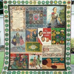 Vintage Girl Scout Quilt Blanket