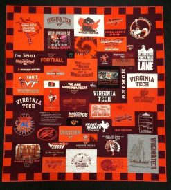 Virginia Tech Quilt Blanket