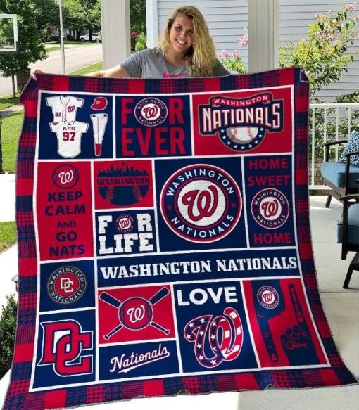 Washington Nationals Quilt Blanket B110633