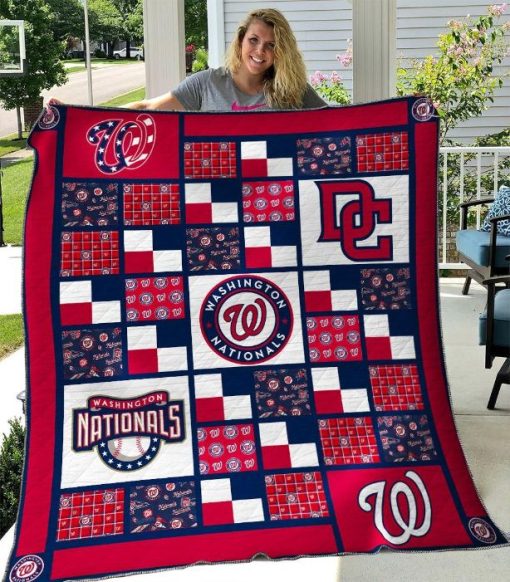 Washington Nationals Quilt Blanket B110634