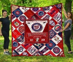 Washington Nationals Quilt Blanket