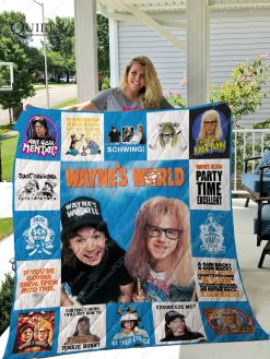 Wayne&amp#8217S World Quilt Blanket