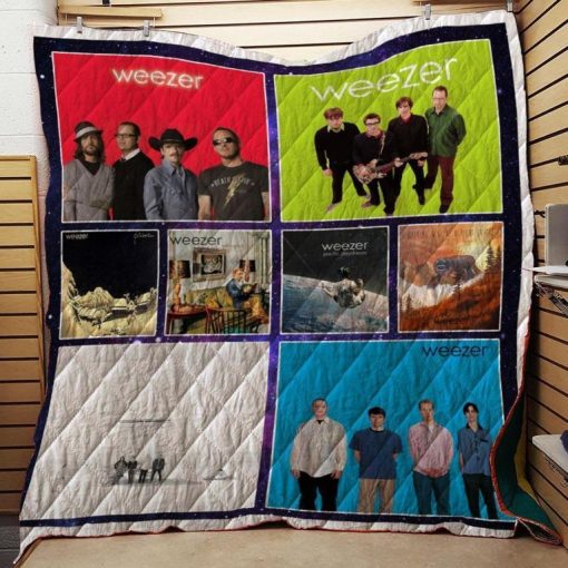 Weezer Albums Quilt Blanket