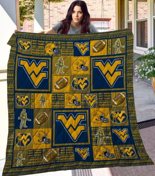 West Virginia Mountaineers Quilt Blanket