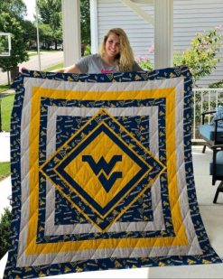 West Virginia University Wvu Quilt Blanket N1706