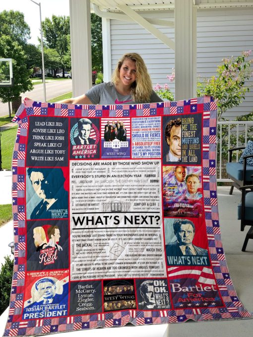 West Wing Quotes Quilt Blanket