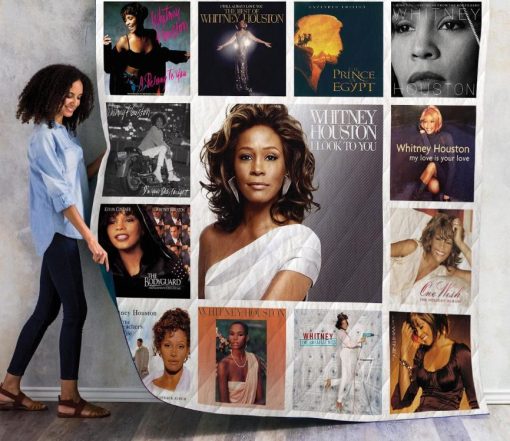 Whitney Houston Albums Quilt New Arrival