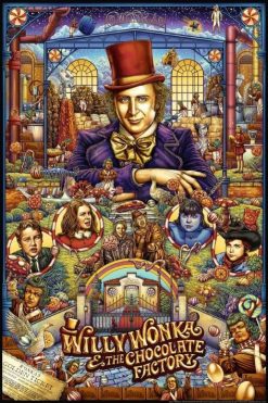 Willy Wonka &ampamp The Chocolate Factory Blanket TR12