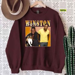 Winston Bishop Vintage Homage 90s Bootleg Style Unisex Sweatshirt