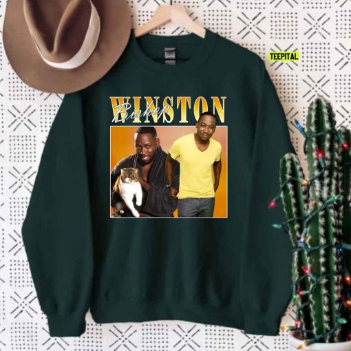 Winston Bishop Vintage Homage 90s Bootleg Style Unisex Sweatshirt