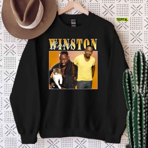 Winston Bishop Vintage Homage 90s Bootleg Style Unisex Sweatshirt