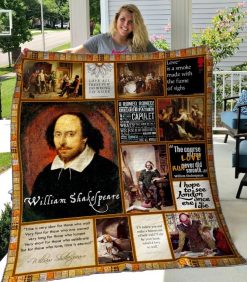 Wlsp Hvt110619 Quilt Blanket William Shakespeare