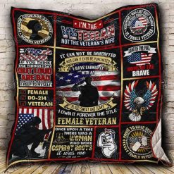 Women Veterans Quilt Blanket Ps102