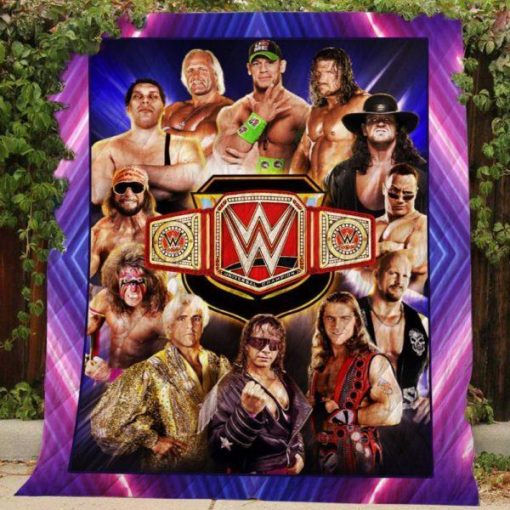 Wrestling Wwe Quilt Blanket