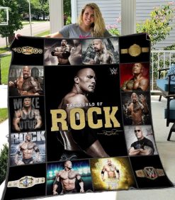 Wwe Dwayne Johnson Quilt Blanket B050618