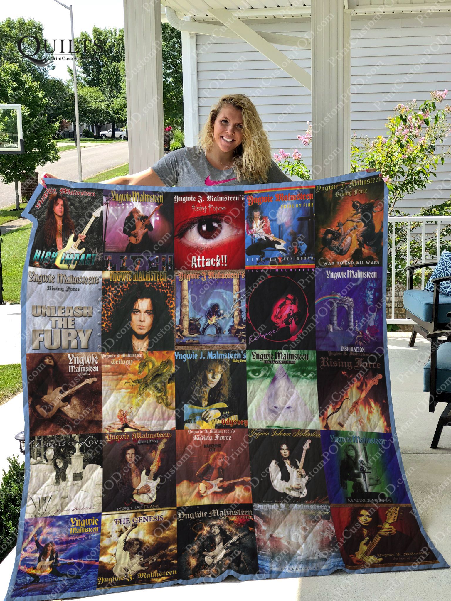 Yngwie Malmsteen Albums Quilt Blanket For Fans Ver 25