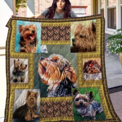 Yorkshire Terrier Quilt Blanket