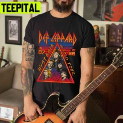 1987 1988 Hysteria World Tour Def Leppard Unisex T-Shirt
