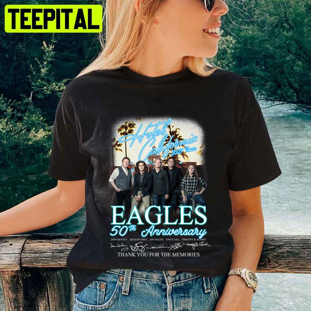 Hotel California Tour 2021 Eagles Band Unisex Hoodie – Teepital