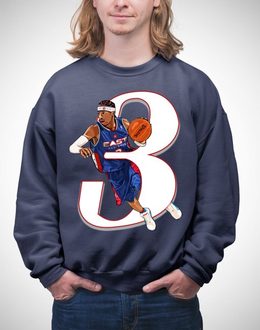 3 Allen Iverson Philadelphia 76ers NBA Basketball Unisex T-Shirt