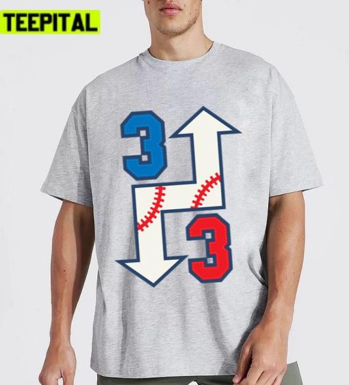 3 Up 3 Down Shirt Three Softball Baseball Fastpitch Catch Unisex T-Shirt