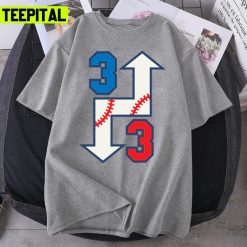 3 Up 3 Down Shirt Three Softball Baseball Fastpitch Catch Unisex T-Shirt