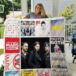 30 Seconds To Mars Albums Quilt Blanket