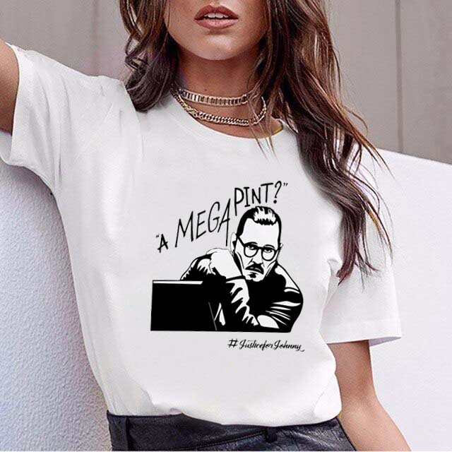 A Mega Pint Johnny Depp New Court Iconic Moment Unisex T-Shirt