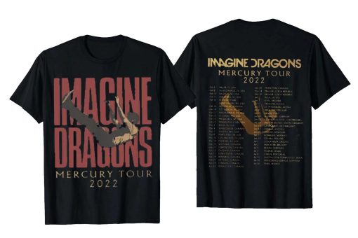 Imagine Dragons Mercury Tour With Tour Dates 2022 Unisex T-Shirt