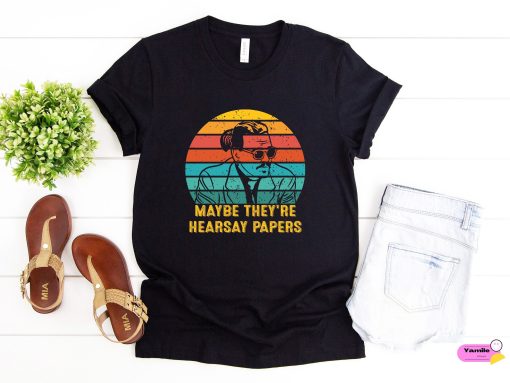 Sunset Style Johnny Depp Maybe They’re Hearsay Papers Unisex T-Shirt