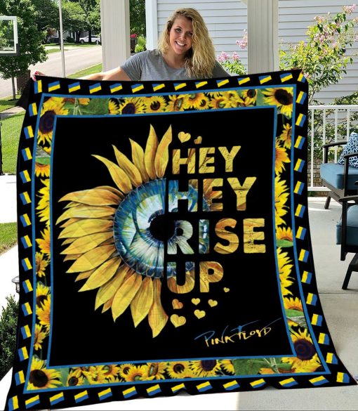 Pink Floyd Hey Hey Rise Up A Song For Ukraine Quilt For Fan Lover