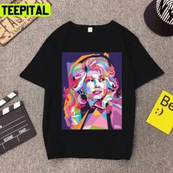 Abstract Dolly Parton In Wpap Design Unisex T-Shirt