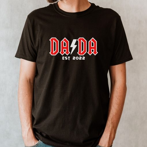 Acdc Dada Est 2022 Happy Father’s Day Unisex T-Shirt