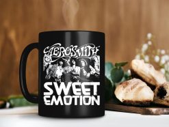 Aerosmith Rock Band Sweet Emotion Mug Rock ‘n Roll Band Mug Angel Fallen Mug Premium Sublime Ceramic Coffee Mug Black