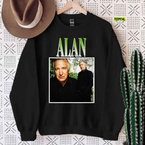 Alan Rickman Vintage 90s Style Bootleg Actor Unisex Sweatshirt