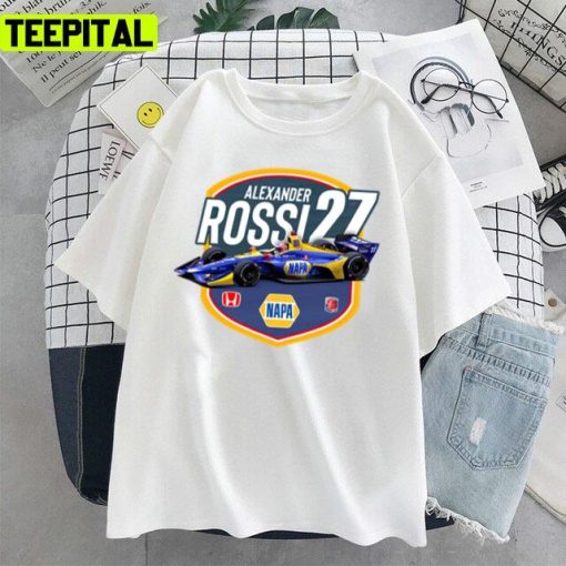 Alexander Rossi 27 Aa Retro 2019 Road Course Unisex T-Shirt