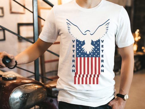 American Flag For Veteran Memorial Day Unisex T-Shirt