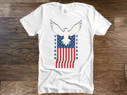 American Flag For Veteran Memorial Day Unisex T-Shirt