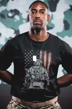 American Flag Veterans Memorial Day Unisex T-Shirt