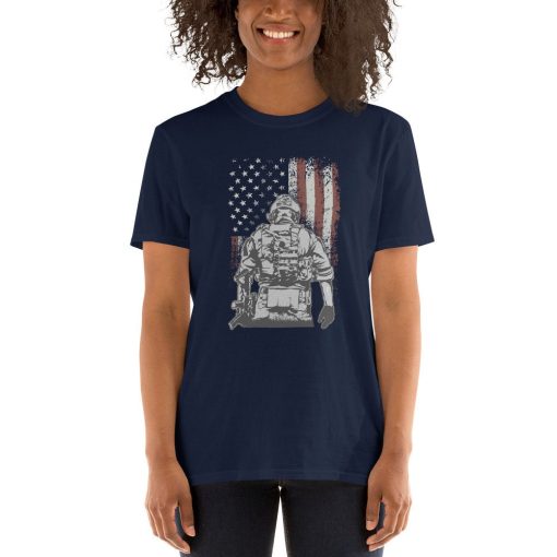 American Flag Veterans Memorial Day Unisex T-Shirt