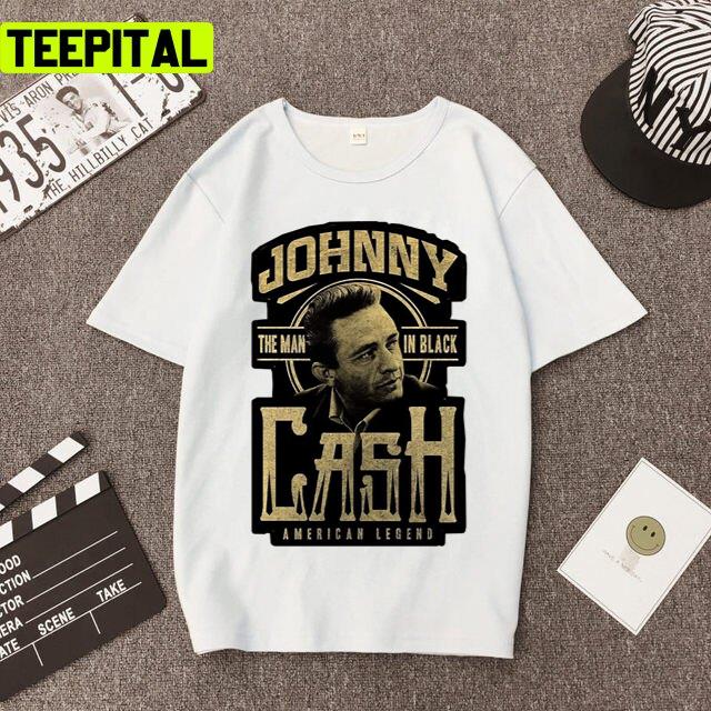 American Legend Johnny Cash Illustration Unisex T-Shirt