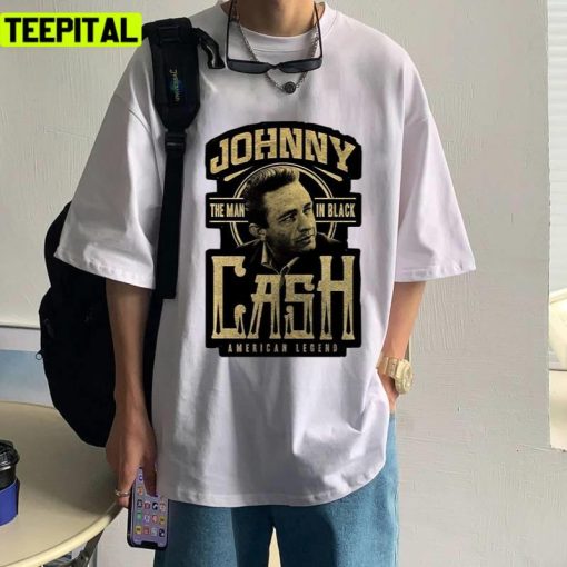 American Legend Johnny Cash Illustration Unisex T-Shirt